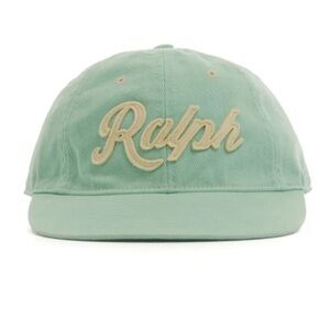 Ralph Lauren Mint Green Cap with Embroidered Logo